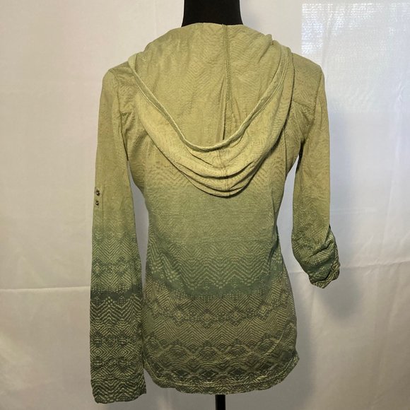 Athleta Olive Green Lightweight Long Sleeve Hoodie Women's Size Medium - Picture 9 of 13